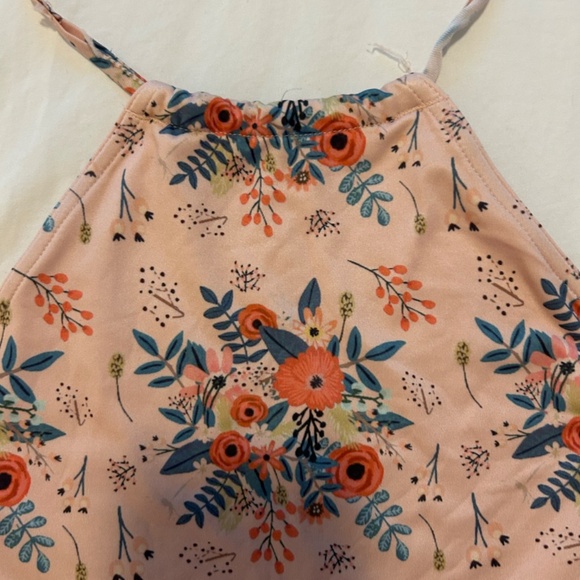 Feather Arrow for Peek SwimSuit for Girls Size 12 One piece Floral - Picture 4 of 4